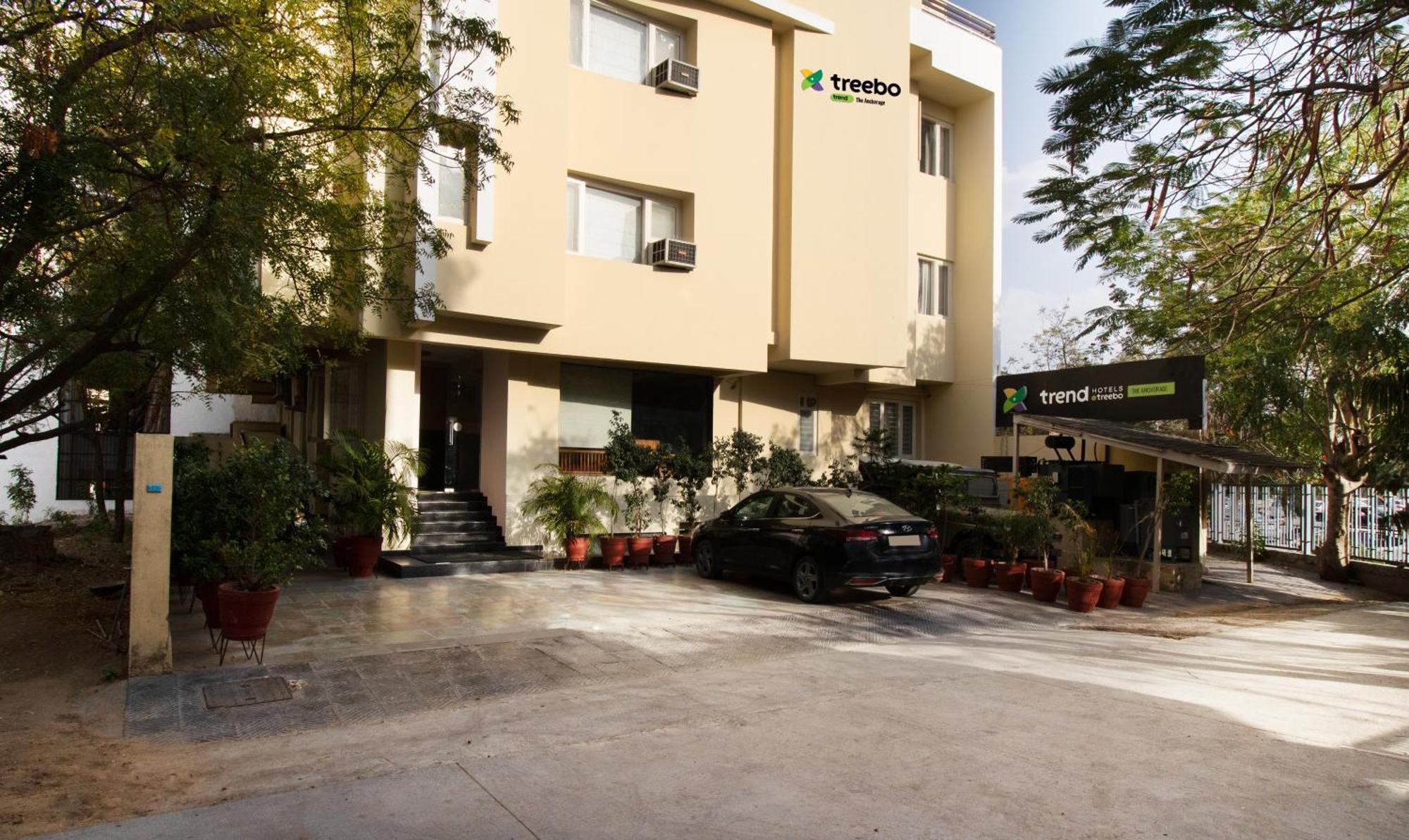ホテル Treebo The Anchorage Malviya Nagar ジャイプール エクステリア 写真