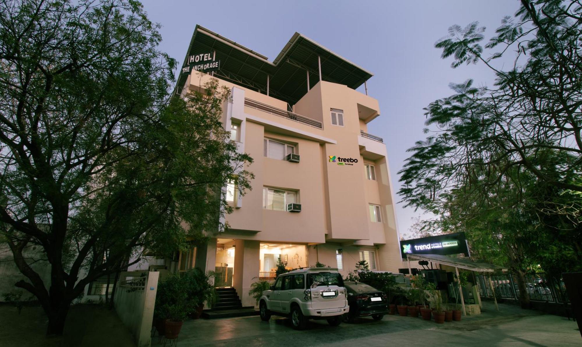 ホテル Treebo The Anchorage Malviya Nagar ジャイプール エクステリア 写真