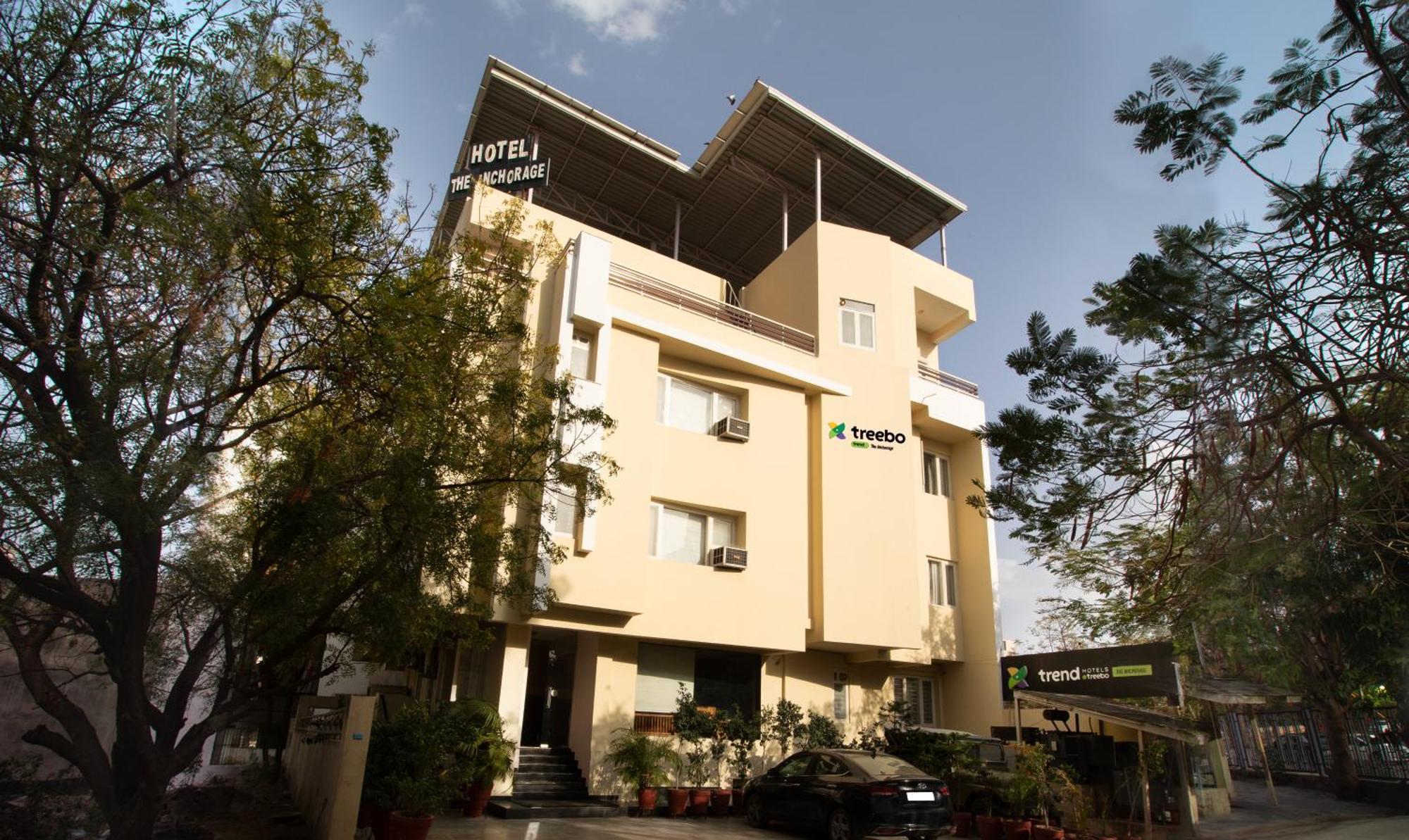 ホテル Treebo The Anchorage Malviya Nagar ジャイプール エクステリア 写真